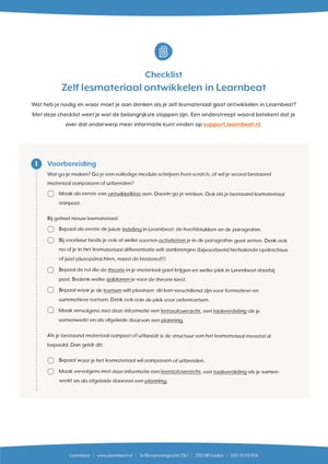 Checklist Zelf lesmateriaal ontwikkelen in Learnbeat-v2_page-0001