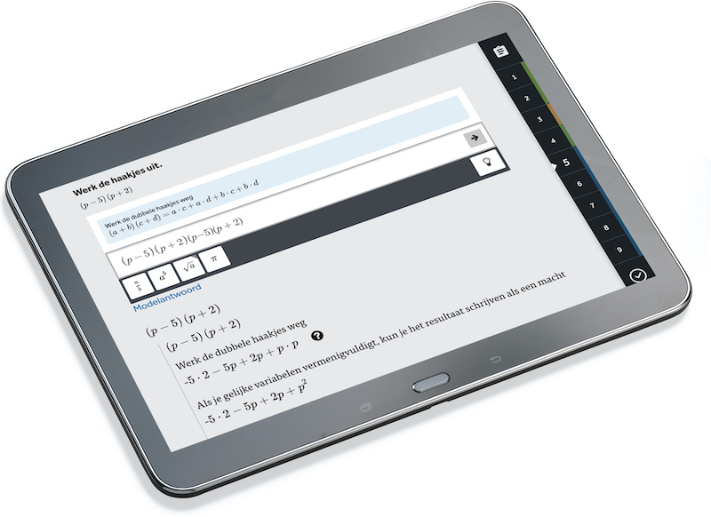 tablet-met-opgave-uit-wistrainer-methode-wiskunde-in-learnbeat