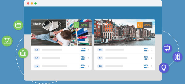 learnbeat-scherm-met-twee-klassen-nederlands
