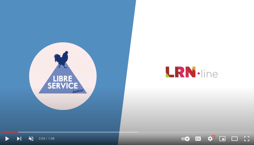 Screenshot youtube video LRN Line Libre Service